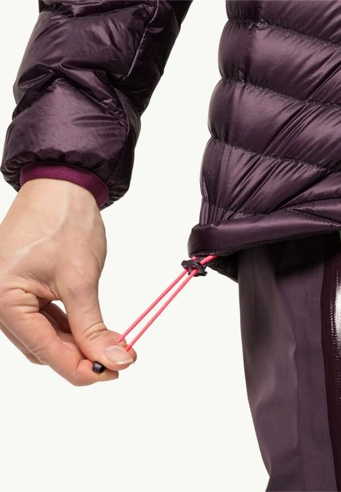 Jack Wolfskin Alpspitze Down Hoody Funktionsjacke grapevine (Damen)