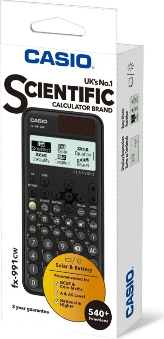 Casio FX-991CW, UK-Version, schwarz