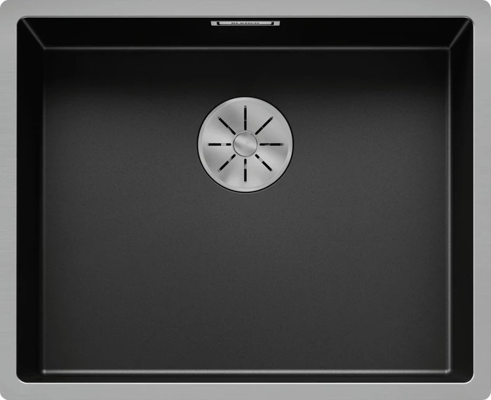 Blanco Claron 500-IF InFino Einbau Becken mittig dark steel
