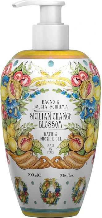 Rudy Profumi Le Maioliche Sicilian Orange Blossom Bad- & Duschgel, 700ml