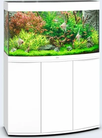 Juwel Vision 180 LED Aquarium-Set mit Unterschrank, weiß/weiß, 180l