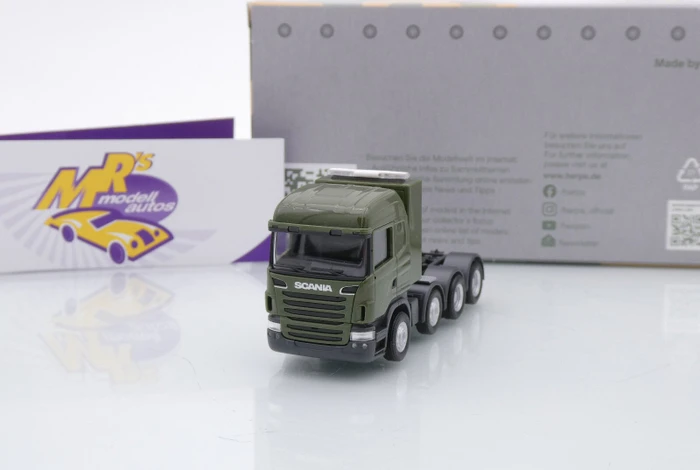 Herpa Scania R09 Highline Schwerlastzugmaschine 4-achs Bundeswehr