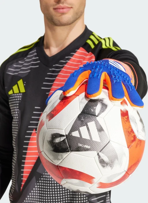 adidas Predator League Torwarthandschuhe lucid blue/solar red/white