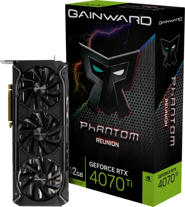 Gainward GeForce RTX 4070 Ti Phantom Reunion, 12GB GDDR6X, HDMI, 3x DP