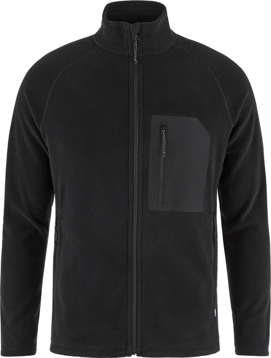 Fjällräven Kaipak Fleece Funktionsjacke schwarz (Herren)