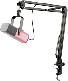 Fifine AmpliGame AM8T rosa inkl. Mikrofonarm schwarz