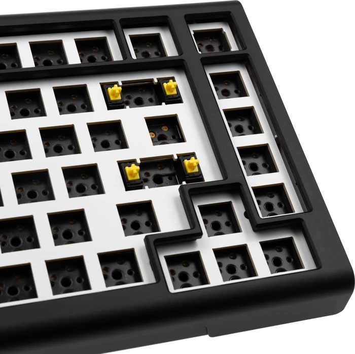 Ducky Tinker 75 Barebone Gaming-Tastatur, schwarz/weiß, ANSI
