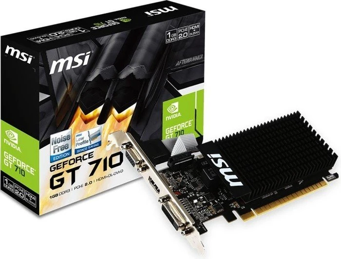 MSI GeForce GT 710 1GD3H LP, 1GD3H LP, 1GB DDR3, VGA, DVI, HDMI