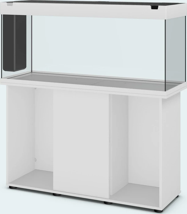 Juwel Rio 240 LED Aquarium-Set mit Unterschrank, weiß/weiß, 240l
