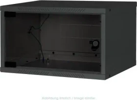 Triton RXA-06-AS4BAXA1 zerlegbarer Wandschrank 6HE, schwarz