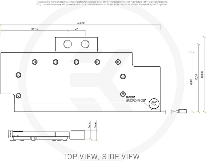 EK Water Blocks Classic Line EK-FC RTX 2080 +Ti Classic RGB, Nickel