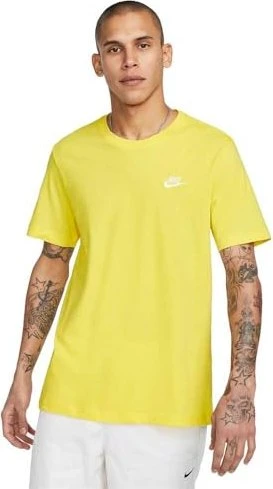 Nike Sportswear Club Funktionsshirt kurzarm opti yellow (Herren)