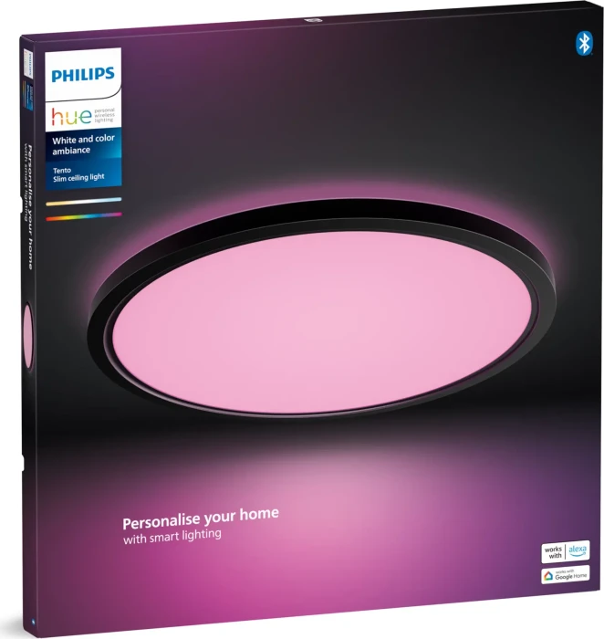 Philips Hue White and Color Ambiance Tento LED-Panel rund 54.2cm schwarz