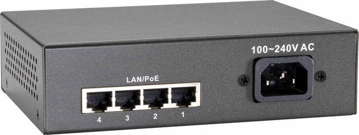 LevelOne GEP Desktop Gigabit Switch, 5x RJ-45, 65W PoE+