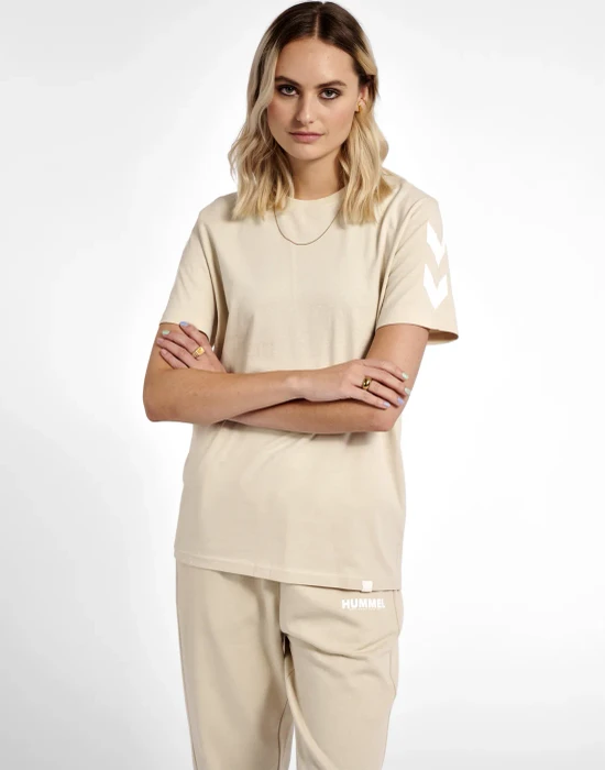 hummel Legacy Chevron T-Shirt kurzarm pumice stone