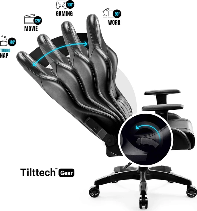 Diablo Chairs X-One 2.0 King Gamingstuhl, schwarz