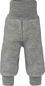 Engel Fleece Hose lang hellgrau melange (Junior)