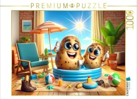 Calvendo Sommerspaß im Wohnzimmer: Kartoffeln im Planschbecken