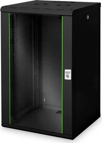 Digitus Professional Unique Serie Wandschrank 20HE, Sicherheitsglastür, IP2X, schwarz, 600mm tief