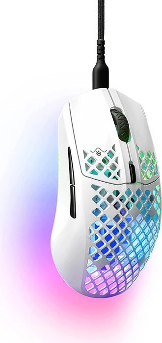 SteelSeries Aerox 3 Snow 2022 Edition, weiß, USB