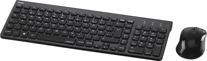 Hama Trento Set Funk Tastatur und Maus, USB, DE