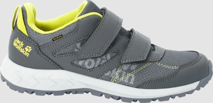 Jack Wolfskin Woodland Texapore Low VC grey/light green (Junior)