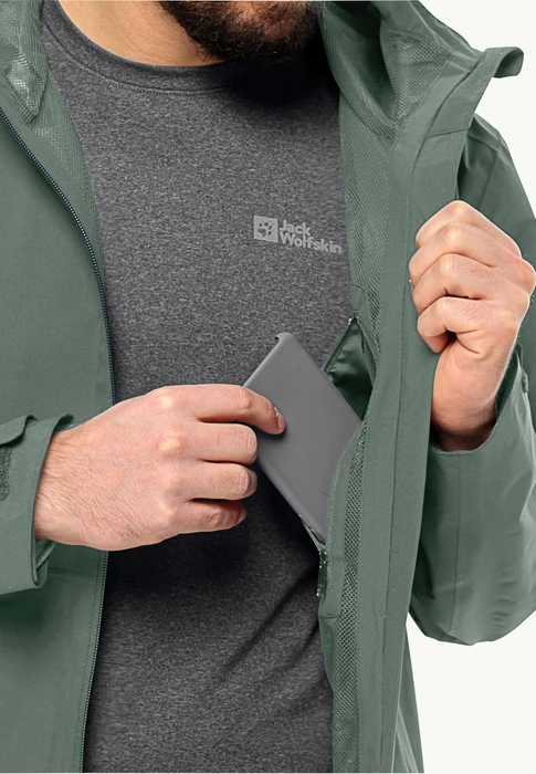 Jack Wolfskin Robury 2l Funktionsjacke hedge green (Herren)