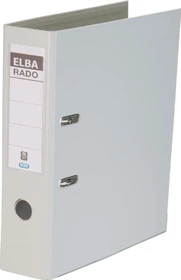Elba Rado plast Ordner 2-Ring, 80mm, A4, grau