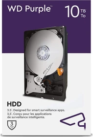 Western Digital WD Purple 10TB, 24/7, 512e / 3.5" / SATA 6Gb/s, retail