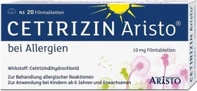 Cetirizin Aristo Filmtabletten, 20 Stück