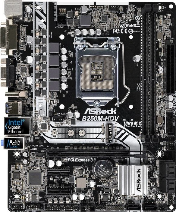 ASRock B250M-HDV (Intel 1151)