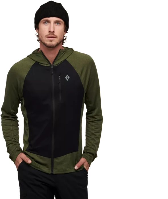 Black Diamond CoEfficient LT Hybrid Hoody Funktionsjacke tundra/black (Herren)