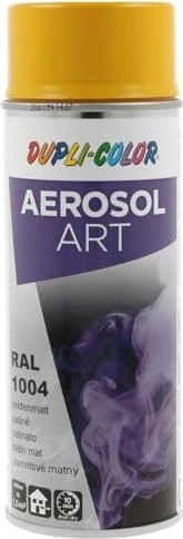 Dupli-Color Aerosol Art Acryllack-Spray RAL 1004 goldgelb seidenmatt, 400ml