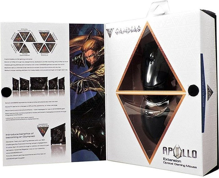 Gamdias Apollo Optical Gaming Mouse, USB