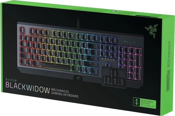Razer BlackWidow 2019, Razer GREEN, USB, DE