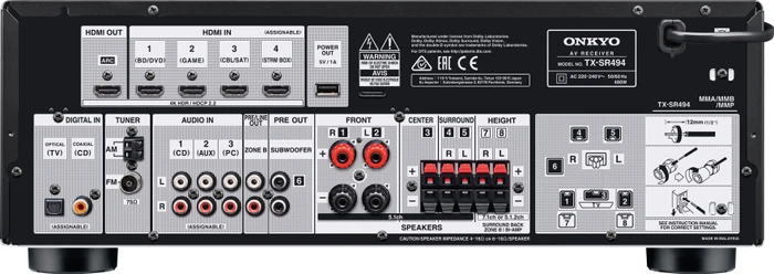 Onkyo TX-SR494 schwarz