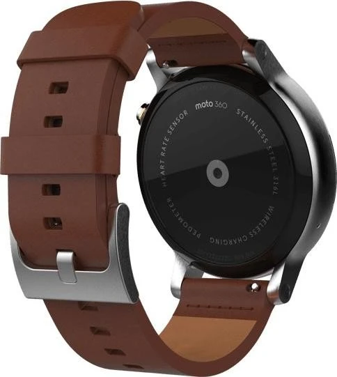 Motorola Moto 360 2nd Gen. 46mm silber/braun