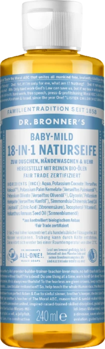 Dr. Bronner 18-in-1 Naturseife Baby-Mild, 240ml