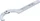 BGS technic DIN 1810 Form A Gelenk Hakenschlüssel mit Nase 80-120mm (73230)