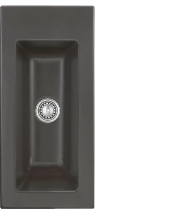 systemceram Mera 24 Einbau Becken mittig schiefer