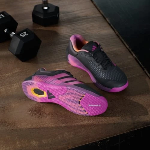 adidas Dropset 4 Power core black/semi lucid fuchsia/lucid tangerine (Damen)