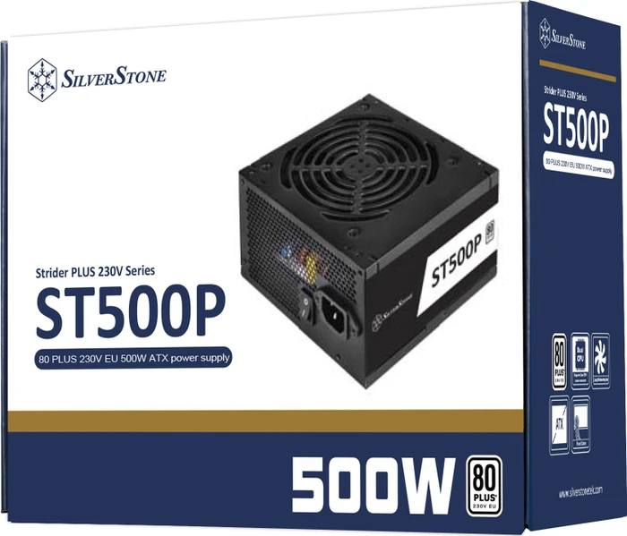 SilverStone Strider ST Series ST500P 500W, ATX 2.4