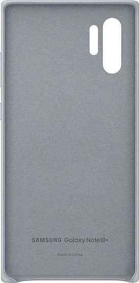 Samsung Leather Cover für Galaxy Note 10+ grau