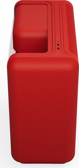 Hyte X50 Wild Cherry, rot, Glasfenster