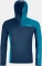 Ortovox Fleece Light Grid ZN Hoody Funktionsjacke deep ocean (Herren) Vorschaubild