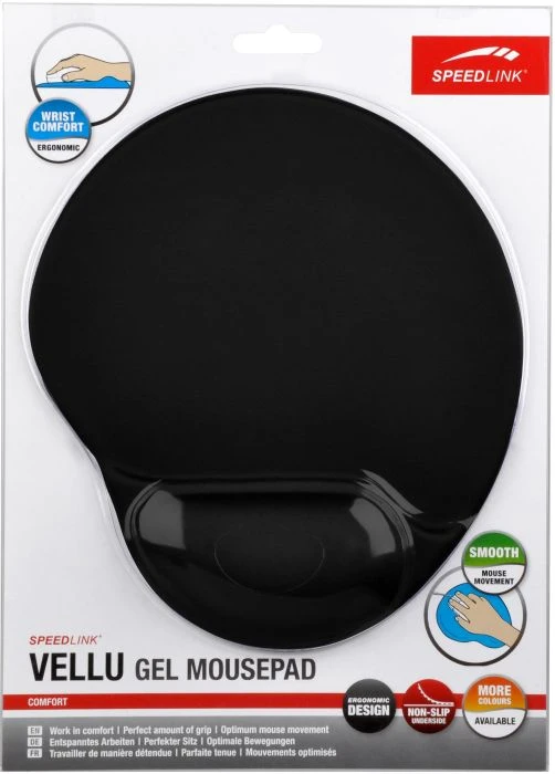 Speedlink Vellu Gel Mousepad schwarz
