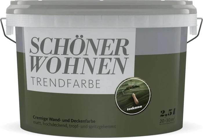 Schöner Wohnen Trendfarben innen toskana matt, 2.5l