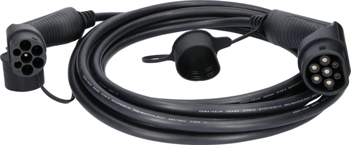 KS Tools efuturo Ladekabel gerade Typ 2 auf Typ 2, 11kW, 8m