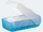 HAN Croco Karteibox, A8, transparent/transparent, inkl. 100 Karteikarten (998-643)