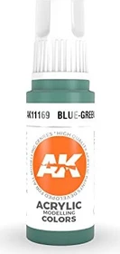 AK-Interactive 3rd Gen Acrylic Colors Acrylic Modelling Colors blue green, 17ml